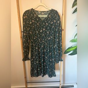 NWOT Floral Print Dress size large